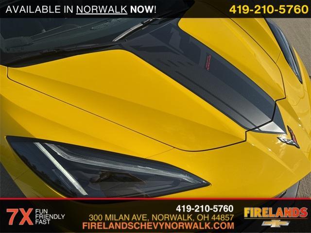 new 2025 Chevrolet Corvette car, priced at $108,455