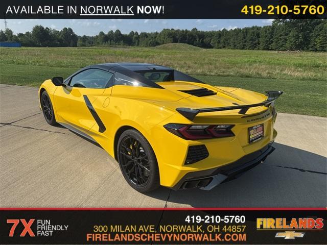 new 2025 Chevrolet Corvette car, priced at $108,455