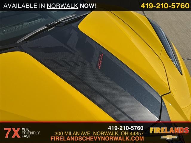 new 2025 Chevrolet Corvette car, priced at $108,455