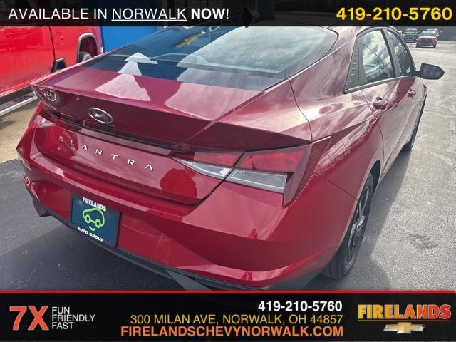 used 2023 Hyundai Elantra car, priced at $18,000