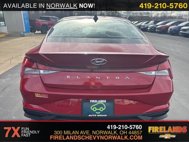 used 2023 Hyundai Elantra car, priced at $18,000