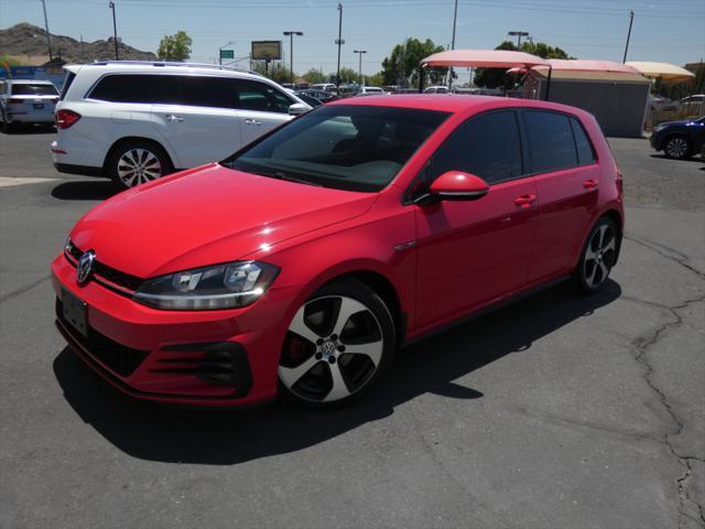 used 2018 Volkswagen Golf GTI car, priced at $16,995