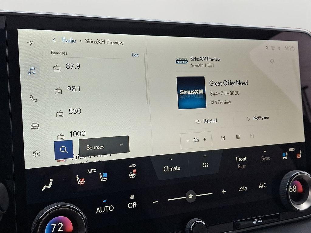 used 2025 Lexus RX 350 car, priced at $50,500