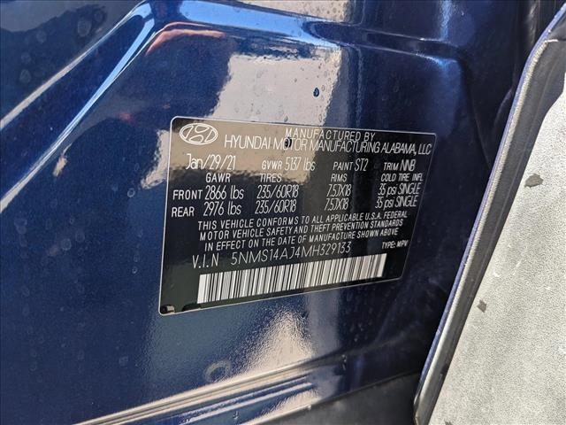 used 2021 Hyundai Santa Fe car, priced at $12,651