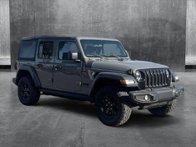 used 2021 Jeep Wrangler Unlimited car, priced at $26,994