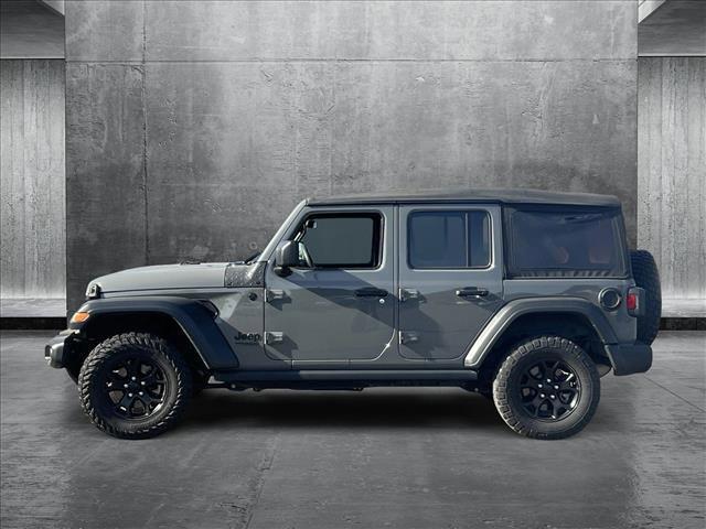 used 2021 Jeep Wrangler Unlimited car, priced at $26,994