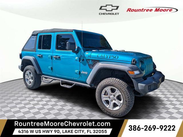 used 2020 Jeep Wrangler Unlimited car, priced at $22,409