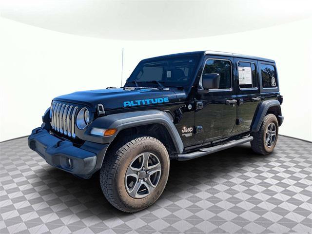 used 2019 Jeep Wrangler Unlimited car, priced at $22,648