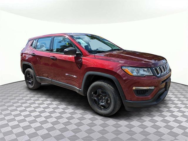 used 2021 Jeep Compass car, priced at $17,493