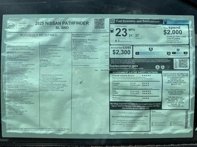 new 2025 Nissan Pathfinder car