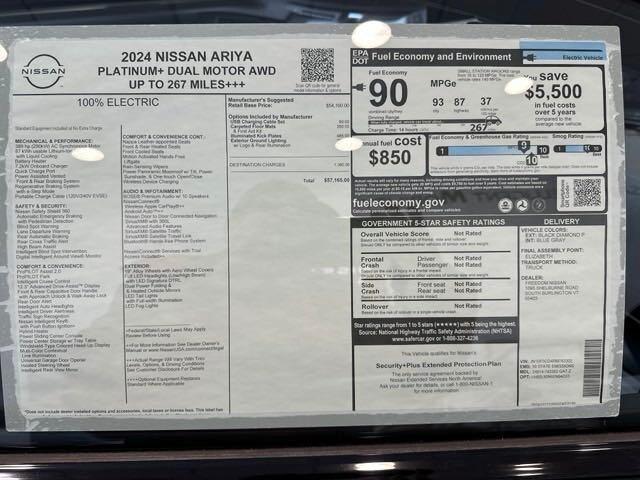 new 2024 Nissan ARIYA car