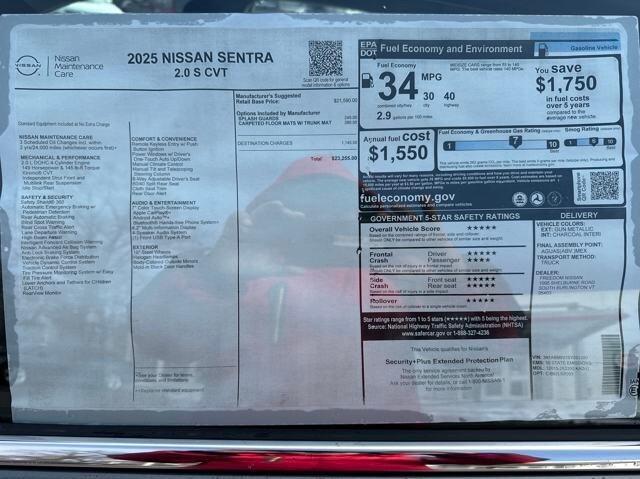 new 2025 Nissan Sentra car