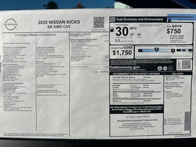 new 2025 Nissan Kicks car