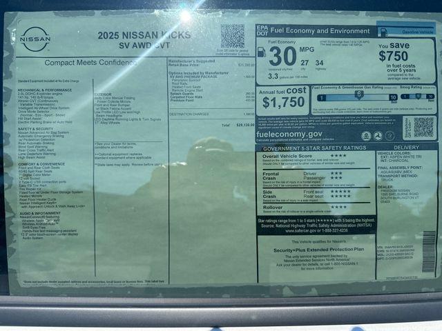 new 2025 Nissan Kicks car