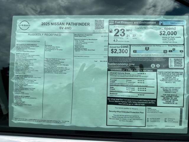 new 2025 Nissan Pathfinder car