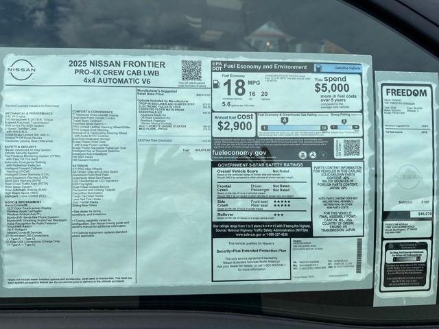 new 2025 Nissan Frontier car