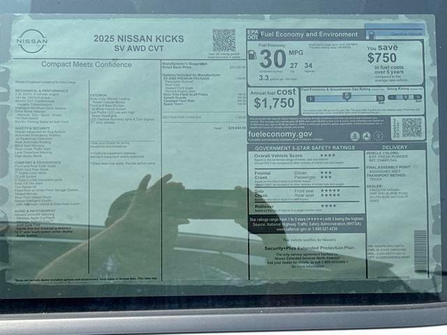 new 2025 Nissan Kicks car