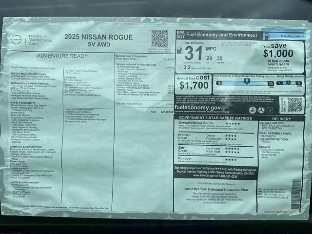 new 2025 Nissan Rogue car
