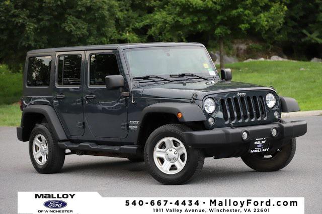 used 2017 Jeep Wrangler Unlimited car, priced at $19,987