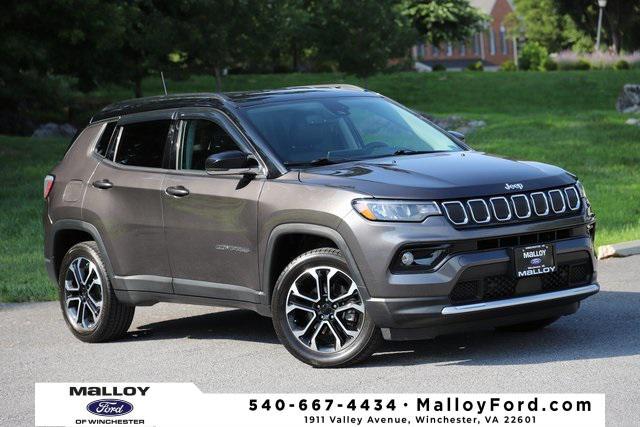 used 2022 Jeep Compass car, priced at $24,230