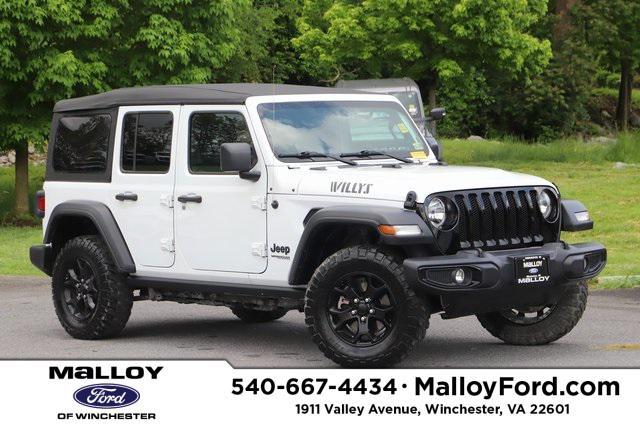 used 2022 Jeep Wrangler Unlimited car, priced at $34,986
