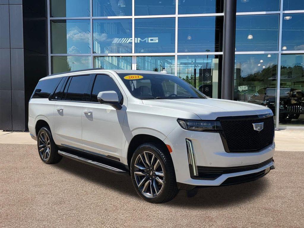 used 2021 Cadillac Escalade ESV car, priced at $49,350