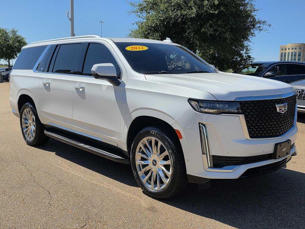 used 2022 Cadillac Escalade ESV car, priced at $52,300