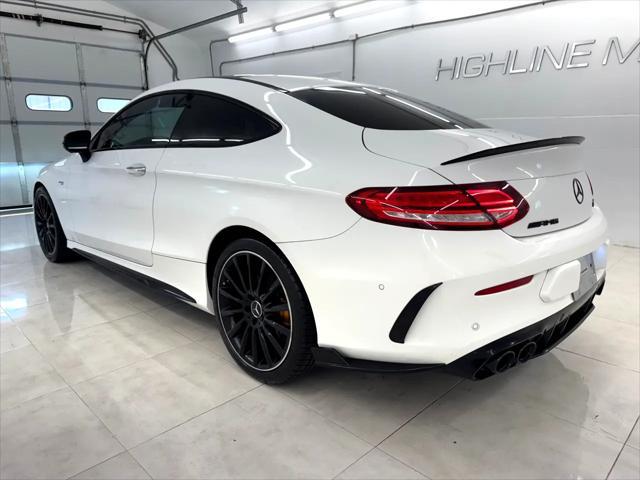 used 2020 Mercedes-Benz AMG C 43 car, priced at $37,995
