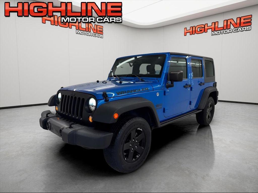 used 2016 Jeep Wrangler Unlimited car, priced at $14,995