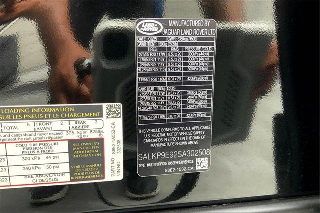 new 2025 Land Rover Range Rover car, priced at $144,500