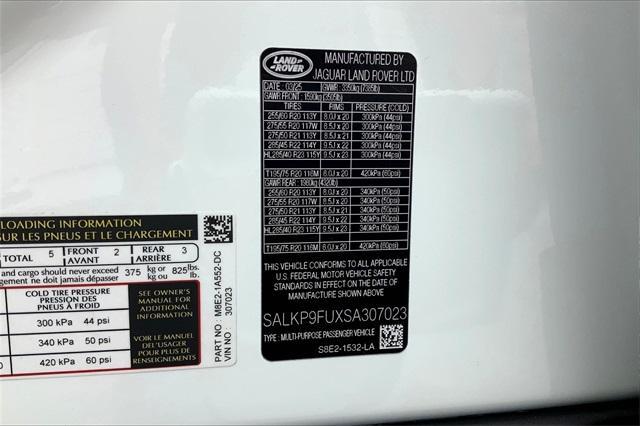 new 2025 Land Rover Range Rover car, priced at $122,410