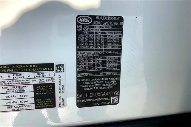 new 2025 Land Rover Range Rover Sport car, priced at $99,890