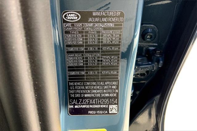 new 2026 Land Rover Range Rover Evoque car, priced at $54,465