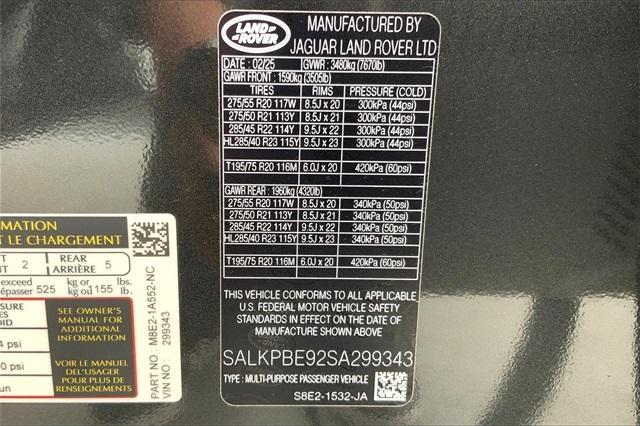 new 2025 Land Rover Range Rover car, priced at $146,460