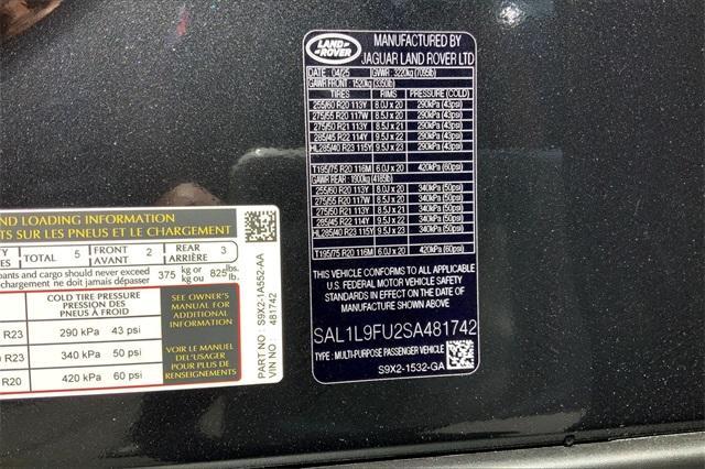 new 2025 Land Rover Range Rover Sport car, priced at $100,065