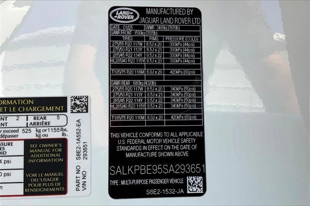 new 2025 Land Rover Range Rover car, priced at $148,160