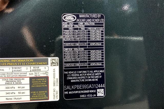 new 2025 Land Rover Range Rover car, priced at $149,295