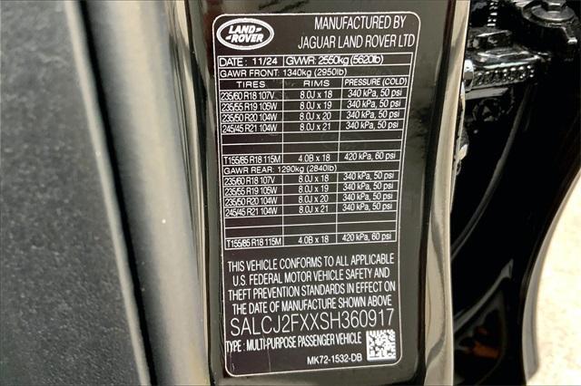 new 2025 Land Rover Discovery Sport car, priced at $53,068