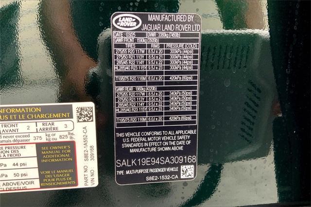 new 2025 Land Rover Range Rover car, priced at $181,530