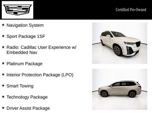 used 2024 Cadillac XT6 car, priced at $55,280