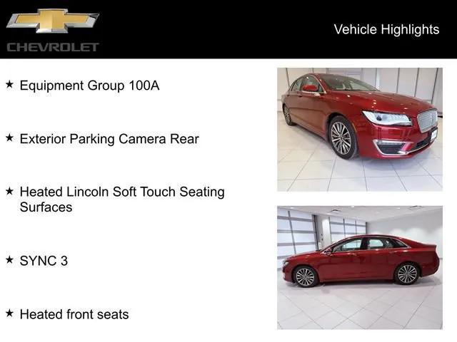 used 2019 Lincoln MKZ car, priced at $19,950