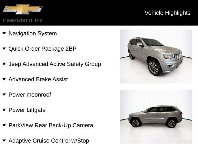 used 2018 Jeep Grand Cherokee car, priced at $17,459