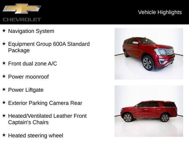 used 2021 Ford Expedition Max car, priced at $38,250