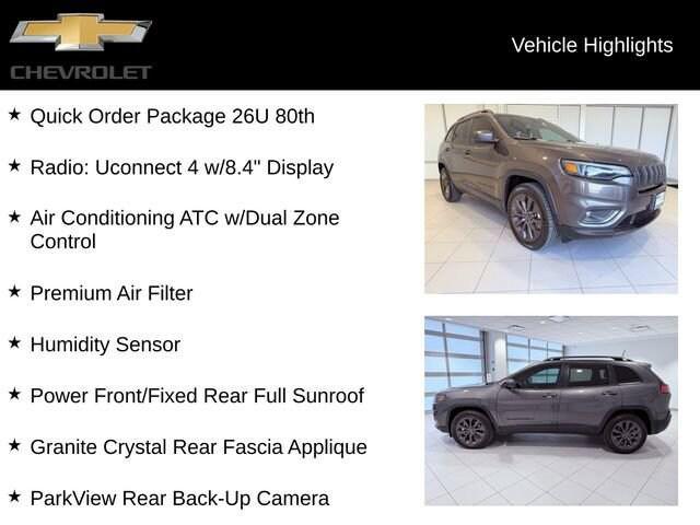 used 2021 Jeep Cherokee car, priced at $18,380