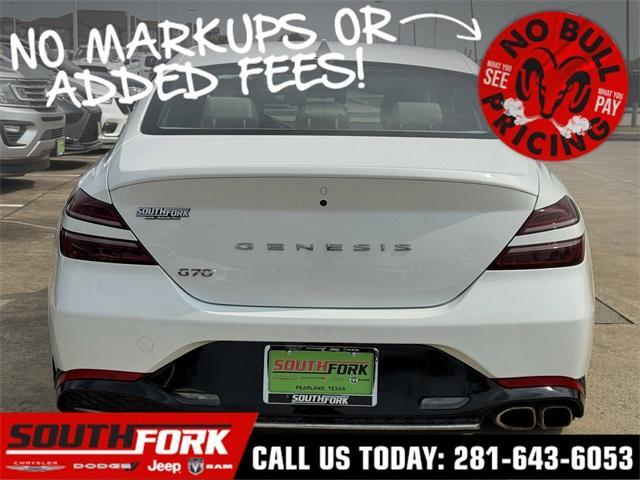 used 2022 Genesis G70 car, priced at $25,399