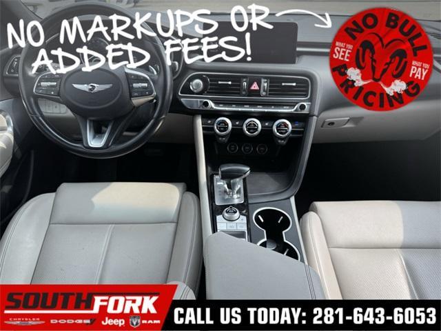 used 2022 Genesis G70 car, priced at $25,399