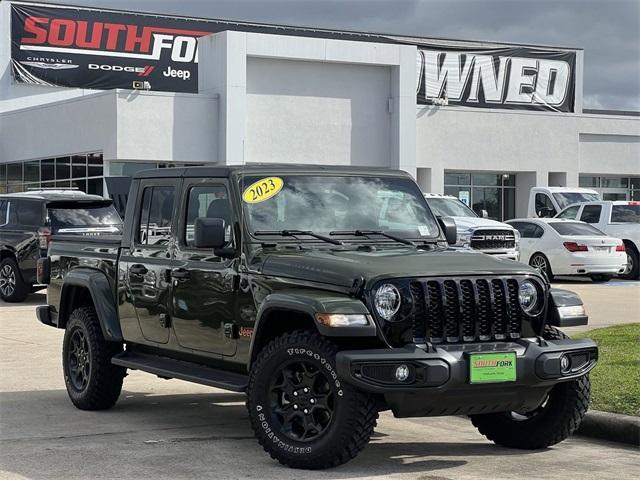 used 2023 Jeep Gladiator car, priced at $36,599