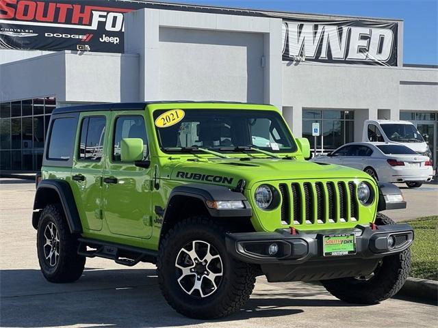 used 2021 Jeep Wrangler Unlimited car, priced at $33,197