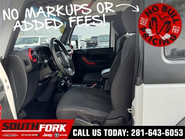 used 2018 Jeep Wrangler JK car, priced at $16,999