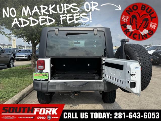 used 2018 Jeep Wrangler JK car, priced at $16,999